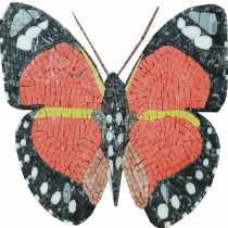 Handmade Colorful Butterfly Nature  Mosaic