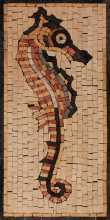 AN1117 Seahorse Charm  Mosaic
