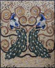 AN1201 Tender Peacock Gaze Mosaic