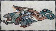 AN165 Small dragon  Mosaic