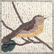 Small Bird Mosaic Backsplash Tile