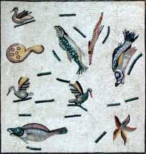 AN179 Mixed animal scene Mosaic