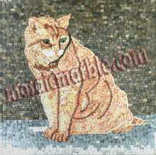 AN360 Golden cat Mosaic