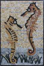 AN368 Seahorse Love  Mosaic