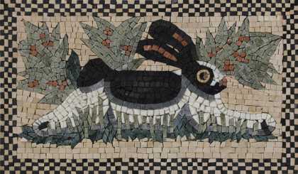 AN644 Rabbit frame Mosaic