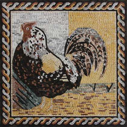 Majestic rooster Mosaic