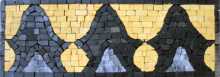 BD185 Contrasting Colors Border Mosaic
