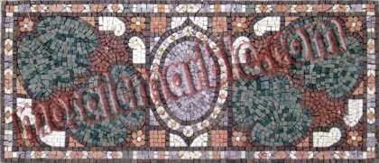 BD297 colorful multi-design border Mosaic