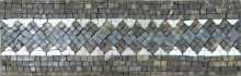 Rhombus Checkers Border Mosaic