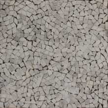 Crazy Cut Carrara Mosaic