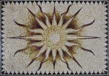 CR1132 Imperial Rug Sun Shiny Floor Art Home  Mosaic