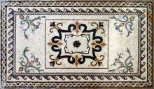 CR122 Artistic multi design carpet Mosaic