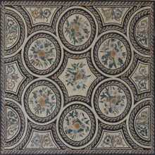 CR1222 Floral Wall Floor Decorative Carpet Mosaic
