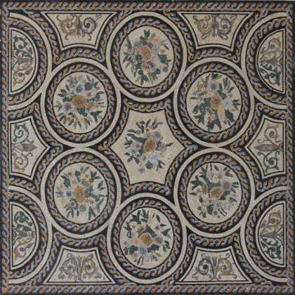CR1222 Floral Wall Floor Decorative Carpet  Mosaic