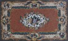 CR1230 Handmade Floral Artistic Floor Bouquet  Mosaic