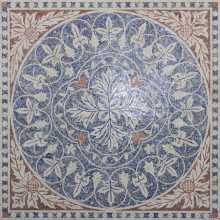 CR1236 Carpet Lotus Traditional Design  Mosaic