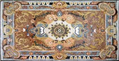 CR188 Earthtone artisanal design Mosaic