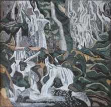CR211 Waterfalls Natural Landscape Mosaic