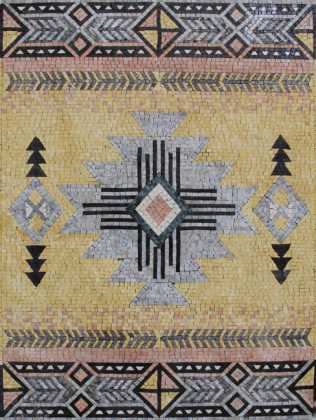 CR462 Rectangular indian style patterns Mosaic
