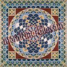 CR484 Arcs Circles Flower Geometrical  Mosaic