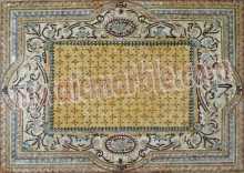 CR573 Artistic light colors carpet Mosaic