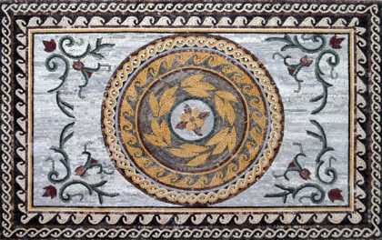 CR93 Central medallion roman Mosaic