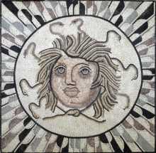 FG104 Head Of Medusa Mosaic