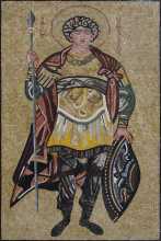 Saint Nicholas Religious Wall Mosaic