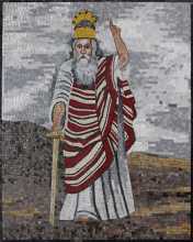 Saint Elie (Elias) Religious Mosaic