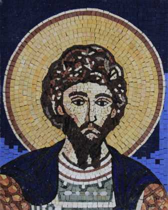 Blessed Saint Christian Art Religious Wall Mosaic