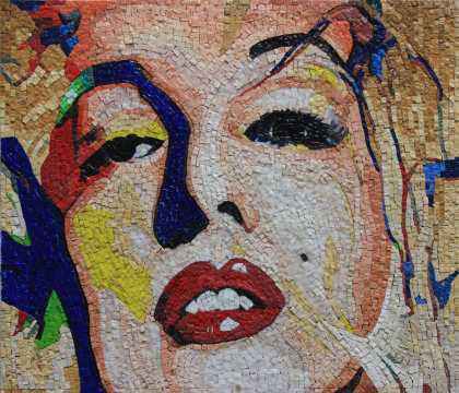 Marilyn Monroe Pop Art Mosaic