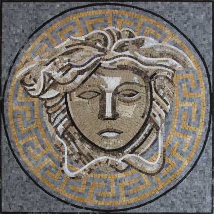 FG1122 Medusa Geometrical Square Handmade Wall  Mosaic