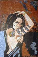 Tattooed Girl Mosaic