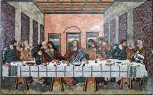 The Last Supper Detailed Religious Mosaic