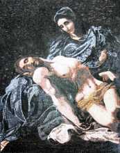 Pieta (Pity) by Annibale Carracci Religious Mosaic
