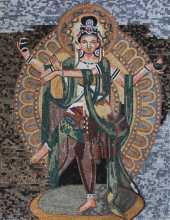 Hindu God Lord Shiva Mosaic