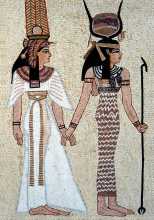 FG85 Egyptian Scene Mosaic