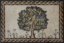 FL391 Tree of Life Wall Accent Art Deco  Mosaic