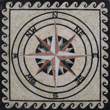 GEO1282 Ancient Compass Mosaic