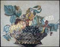 Fruit Basket Kitchen Backsplash Mosaic