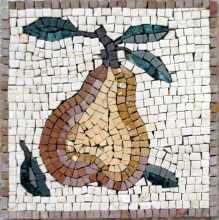 Yellow Pear Kitchen Backsplash Mosaic