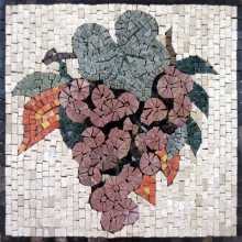 Large Purple Grapes Kitchen Backsplash Mosaic
