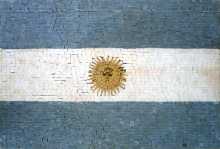 Argentina Flag Mosaic