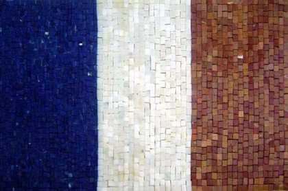 France Flag Mosaic