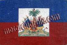 Haiti Flag Mosaic