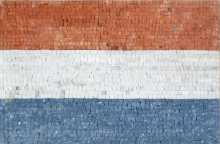 Luxembourg Flag Mosaic