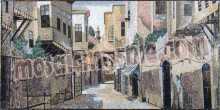 LS44 Typical old town alley scene Mosaic