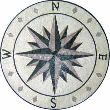 MD130 compass star Mosaic