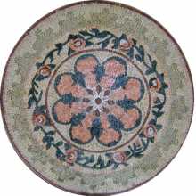 MD166 Medallion Flower Mosaic