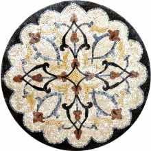 MD209 artistic floral design Mosaic